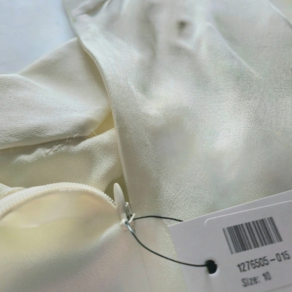 3.1 Phillip Lim One-Shoulder Sleeveless Top, Size 10, Cream, NWT - Picture 10 of 14